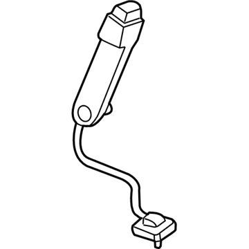 Lincoln FL1Z-7861202-AA Buckle Assembly - Seat Belt