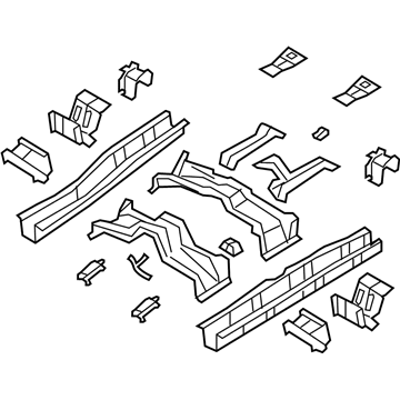 Lincoln BT4Z-7811000-A Underbody Assembly