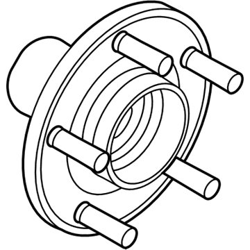 Lincoln LX6Z-1104-B Hub Assembly - Wheel