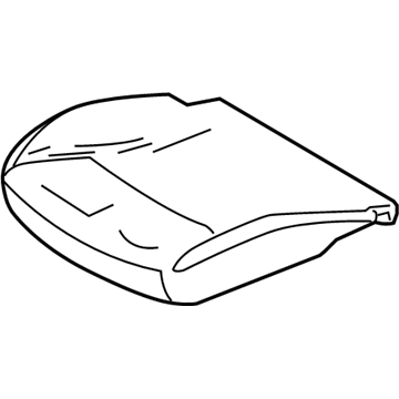 Lincoln CH6Z-5462900-BB Cover Assembly - Seat Cushion