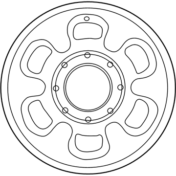 Ford Excursion Spare Wheel - 3C3Z-1007-EA