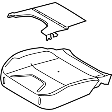 Ford GJ5Z-78632A22-B Pad - Seat Cushion