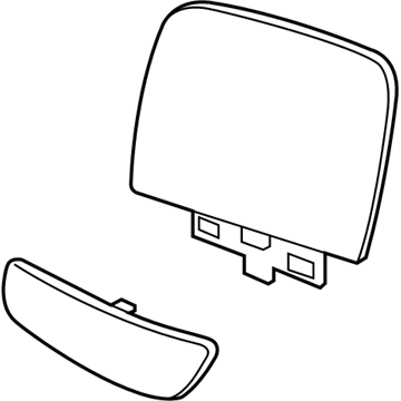 Ford 4C2Z-17K707-B Glass Assembly - Rear View Outer Mirror