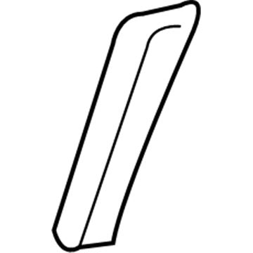 Lincoln Door Moldings - 7L7Z-4029076-BPTM