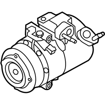 Ford DB5Z-19703-A Compressor Assembly DB5Z-19703-A Ford Compressor Assembly Illustration 1 of 1