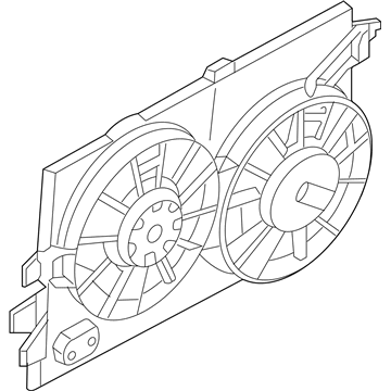 Ford Focus Radiator fan - 8S4Z-8C607-A