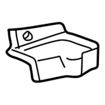 Lincoln XW4Z-5447076-AA Bracket - Spare Wheel