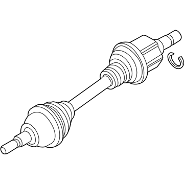Ford FV6Z-3B437-A Shaft - Front Axle