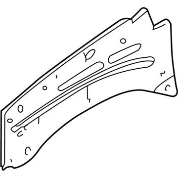 Ford 1L2Z-16K006-AA Front Fender - Rear