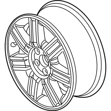 8T5Z-1007-B Ford Wheel, Alloy Illustration 1 of 1