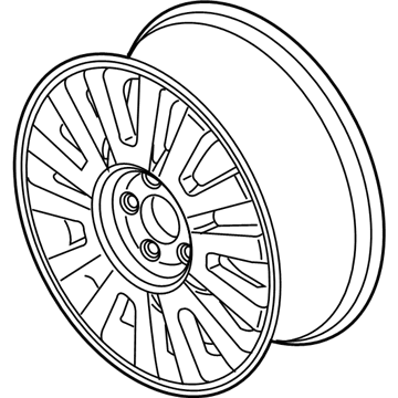8A4Z-1007-A Ford Wheel Illustration 1 of 1