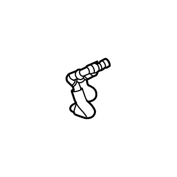 L1MZ-18472-AD Ford Water Inlet Hose Illustration 1 of 1