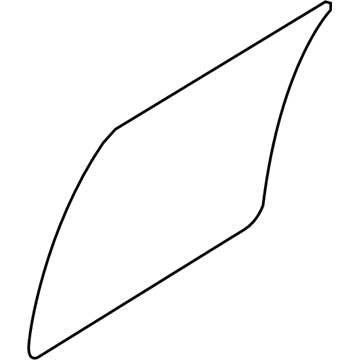 Ford 7L1Z-7825712-A Glass - Rear Door