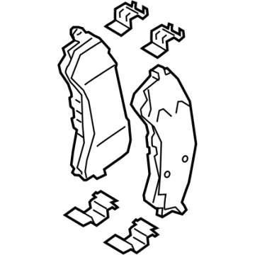 Ford ML3Z-2001-B Kit - Brake Lining