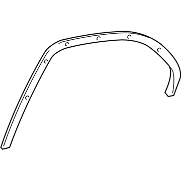Lincoln 3W4Z-5425560-AAA Molding - Rear Window