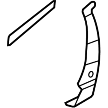 Ford YS4Z-5424382-SA Reinforcement - B Pillar