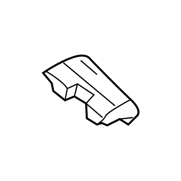 Ford CK4Z-99611B90-A Bezel - Seat Belt Guide Bracket