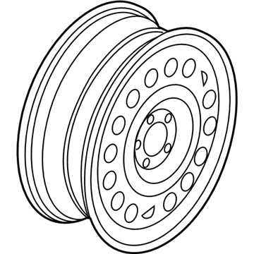 Lincoln LB5Z-1015-A Wheel Assembly