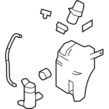Ford 8C2Z-17618-A Reservoir - Windshield Washer