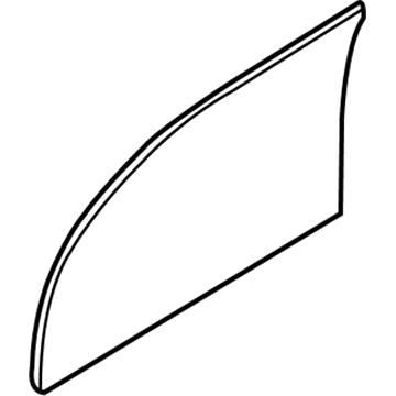 Ford YS4Z-5421410-BA Glass - Door Drop