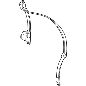 Ford 2L3Z-15611B09-AAA Seat Belt Assembly