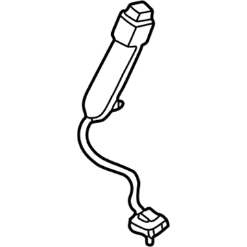 Ford F-250 Seat Belt - XL3Z-1561202-BAC