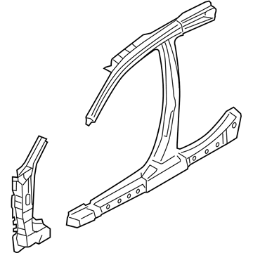 Lincoln 9E5Z-5424300-A B Pillar Assembly