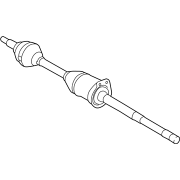 Ford CA8Z-3B436-M Shaft - Front Axle