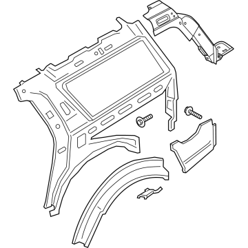 Ford SL1Z-4027864-A Inner Quarter Panel