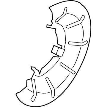 Ford Backing Plate - BK3Z-2C028-B