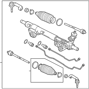 Ford EU2Z-3V504-CRM Remanufactured Gear Assembly - Steering