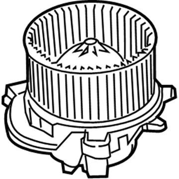 Ford FR3Z-19805-C Fan And Motor Assembly