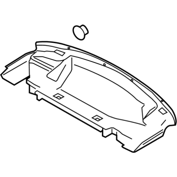 Ford FR3Z-7646668-AB Panel Assembly - Rear Package Tray