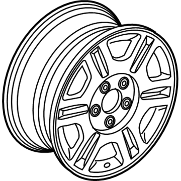 Mercury 6L9Z-1007-A Wheel Assembly