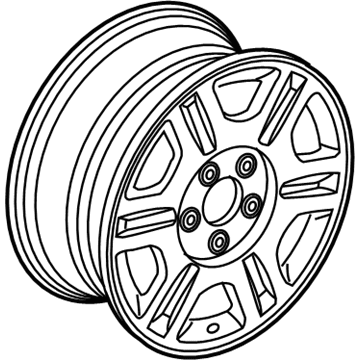 Mercury 2L2Z-1007-AA Wheel Assembly
