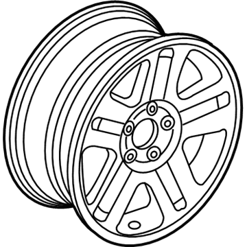 Mercury 3L2Z-1007-TC Wheel Assembly