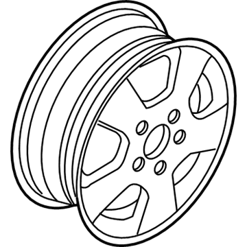 Mercury 4L2Z-1007-FA Wheel Assembly