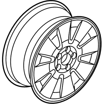 Mercury 6L9Z-1007-KB Wheel Assembly