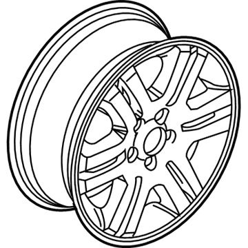 Mercury 8L2Z-1007-A Wheel Assembly