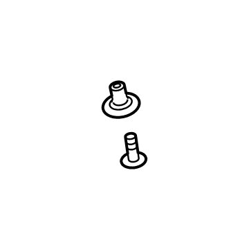Ford -W711712-S300 Rivet - Plastic