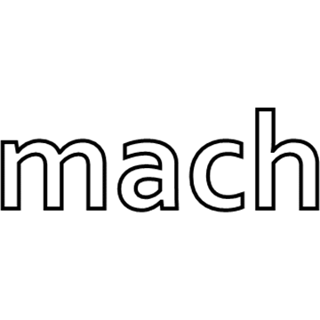Ford 2M5Z-5442528-AB Name Plate
