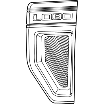 Ford SZ6Z-9942528-B Nameplate