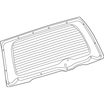 Ford 3C7Z-7842006-AA Glass - Back Window