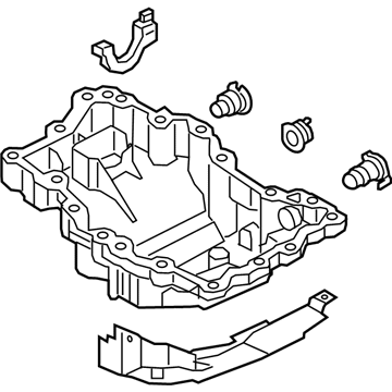 Lincoln FT4Z-6675-D Pan Assembly - Engine Oil