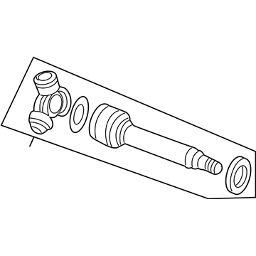 Ford Focus CV Joint - YS4Z-3B414-MS