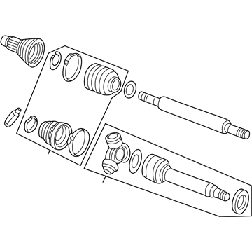 Ford Focus CV Joint - YS4Z-3B436-AA