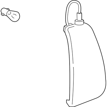 Lincoln 2L7Z-13404-CA Lamp Assembly - Rear, Stop And Flasher
