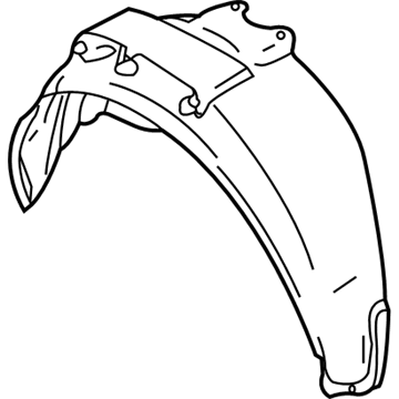 Ford 8S4Z-54278B50-A Filler - Quarter Panel