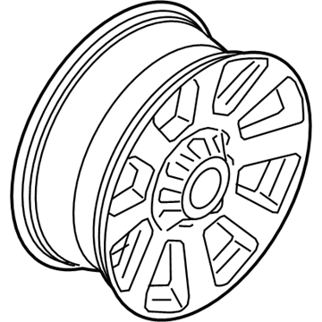 Ford JC3Z-1007-E Wheel Assembly