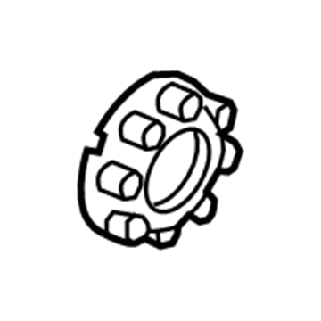 HC3Z-1130-N Ford Wheel Cap, Front Illustration 1 of 1